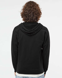 Unisex Lightweight Loopback Terry Zip Hood - Independent Trading Company
