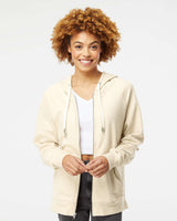 Unisex Lightweight Loopback Terry Zip Hood - Independent Trading Company