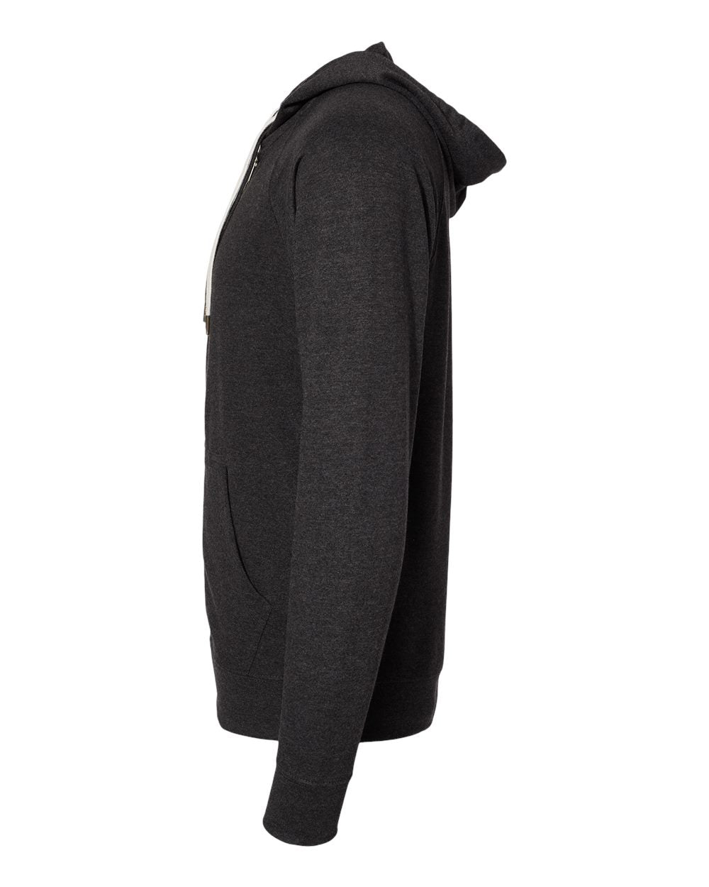 Unisex Lightweight Loopback Terry Zip Hood - Independent Trading Company