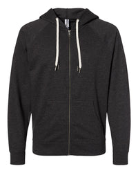 Unisex Lightweight Loopback Terry Zip Hood - Independent Trading Company