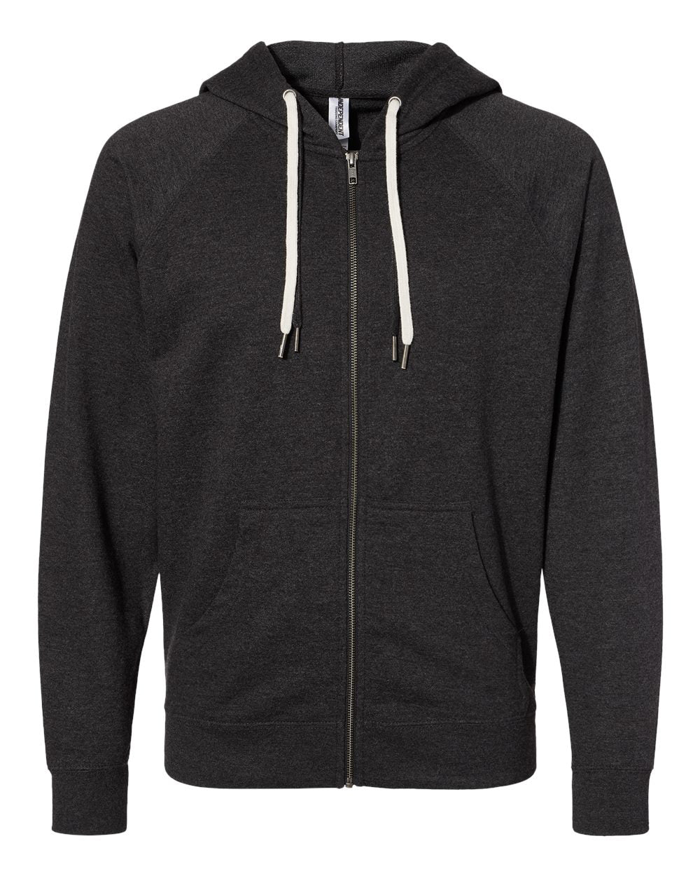 Unisex Lightweight Loopback Terry Zip Hood - Independent Trading Company
