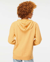 Unisex Lightweight Loopback Terry Zip Hood - Independent Trading Company