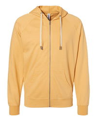 Unisex Lightweight Loopback Terry Zip Hood - Independent Trading Company