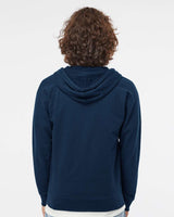 Unisex Lightweight Loopback Terry Zip Hood - Independent Trading Company