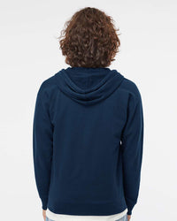 Unisex Lightweight Loopback Terry Zip Hood - Independent Trading Company