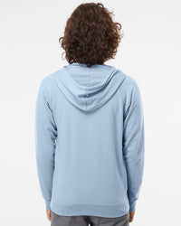Unisex Lightweight Loopback Terry Zip Hood - Independent Trading Company