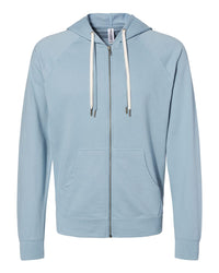 Unisex Lightweight Loopback Terry Zip Hood - Independent Trading Company