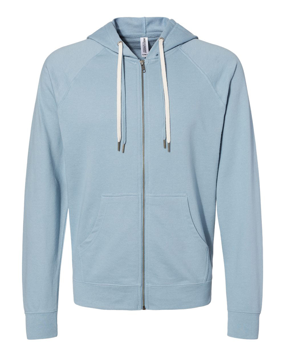 Unisex Lightweight Loopback Terry Zip Hood - Independent Trading Company