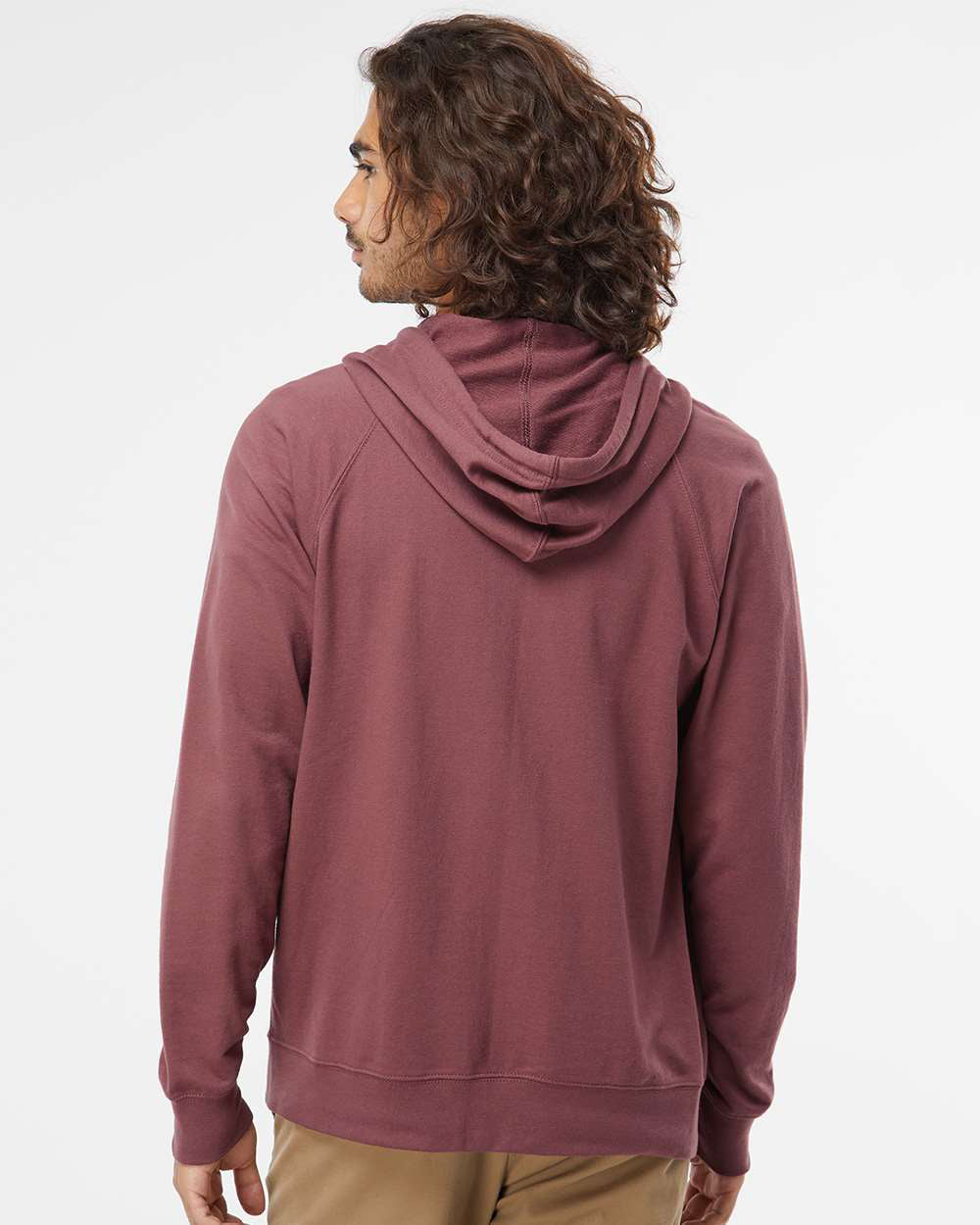 Unisex Lightweight Loopback Terry Zip Hood - Independent Trading Company