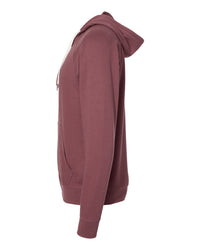 Unisex Lightweight Loopback Terry Zip Hood - Independent Trading Company