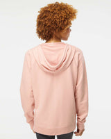 Unisex Lightweight Loopback Terry Zip Hood - Independent Trading Company