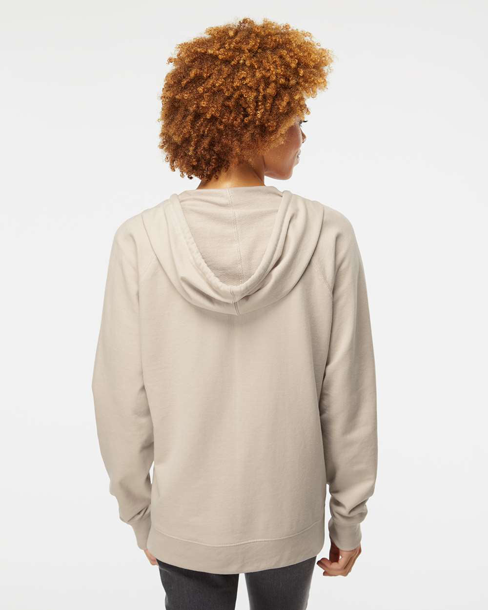 Unisex Lightweight Loopback Terry Zip Hood - Independent Trading Company