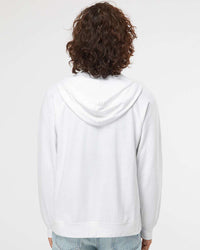 Unisex Lightweight Loopback Terry Zip Hood - Independent Trading Company