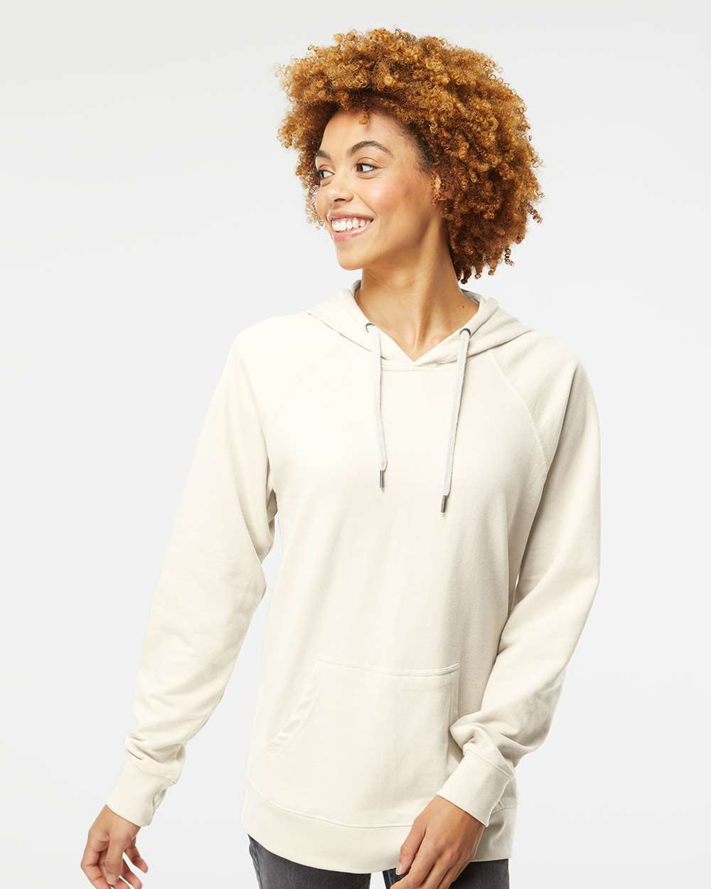 Unisex Lightweight Loopback Terry Hooded Pullover - Independent Trading Company