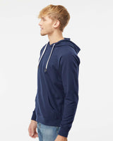 Unisex Lightweight Loopback Terry Hooded Pullover - Independent Trading Company
