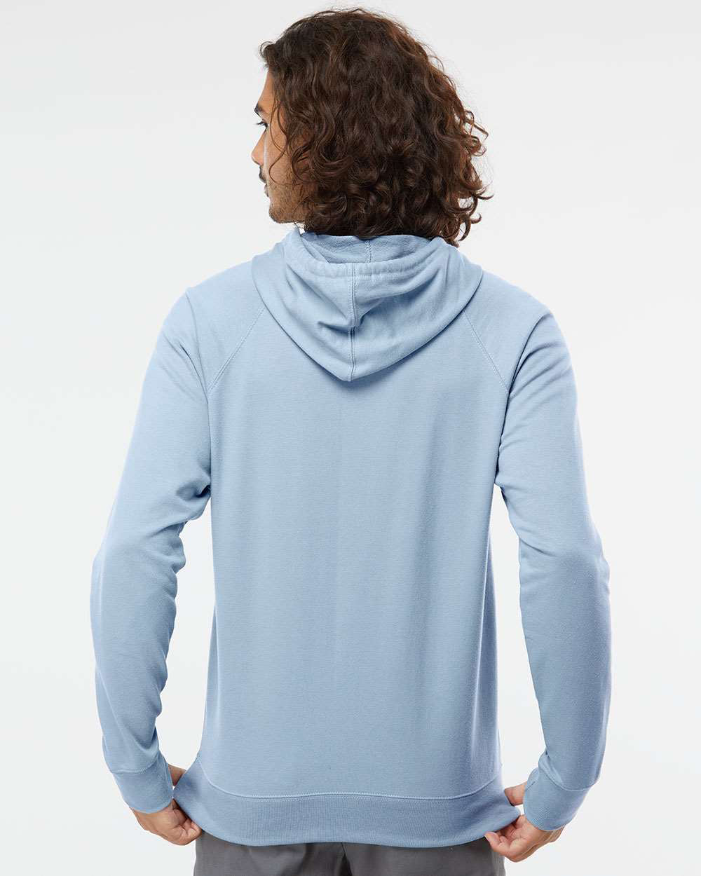 Unisex Lightweight Loopback Terry Hooded Pullover - Independent Trading Company