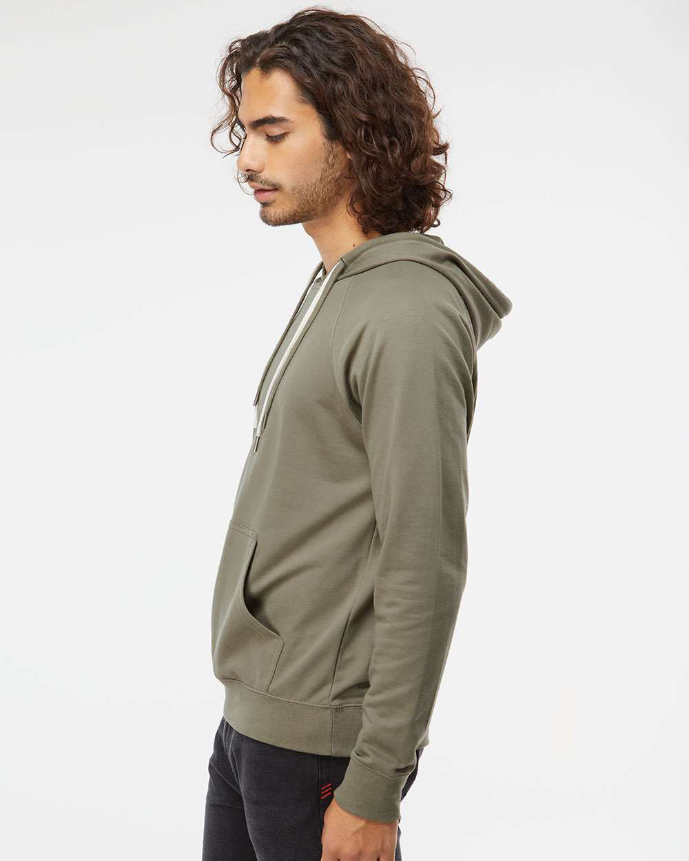 Unisex Lightweight Loopback Terry Hooded Pullover - Independent Trading Company