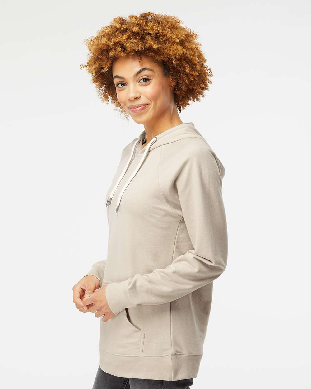 Unisex Lightweight Loopback Terry Hooded Pullover - Independent Trading Company