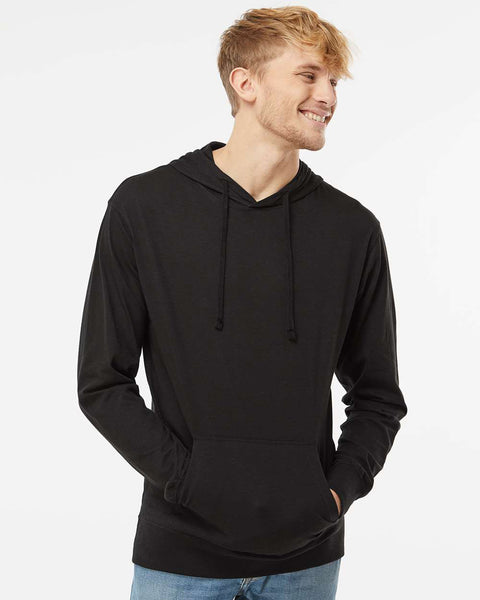 Lightweight Jersey Hooded Pullover | Independent Trading Company