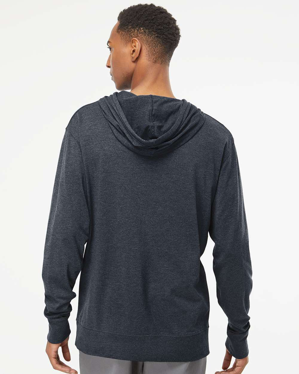 Lightweight Jersey Hooded Pullover - Independent Trading Company