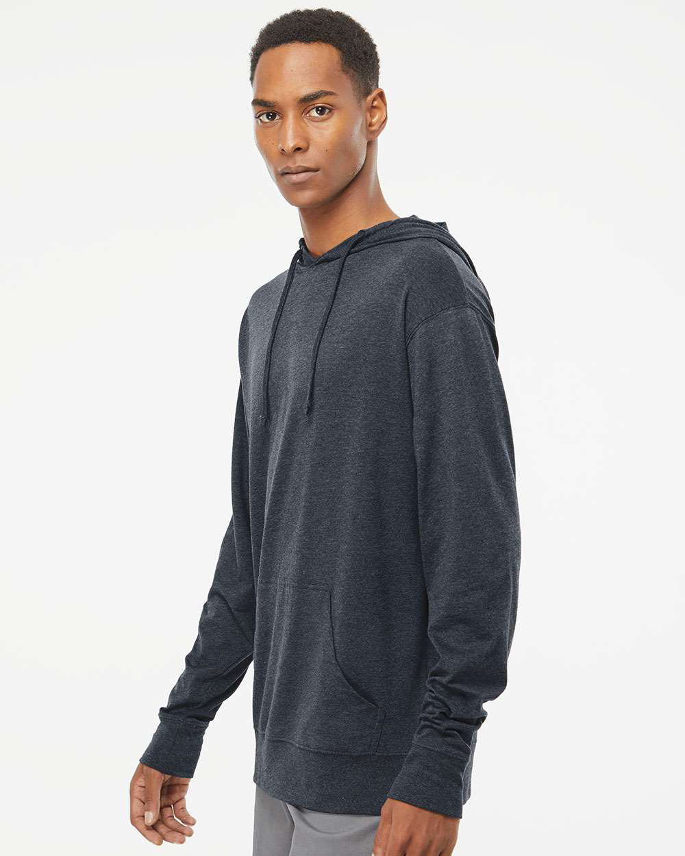 Lightweight Jersey Hooded Pullover | Independent Trading Company
