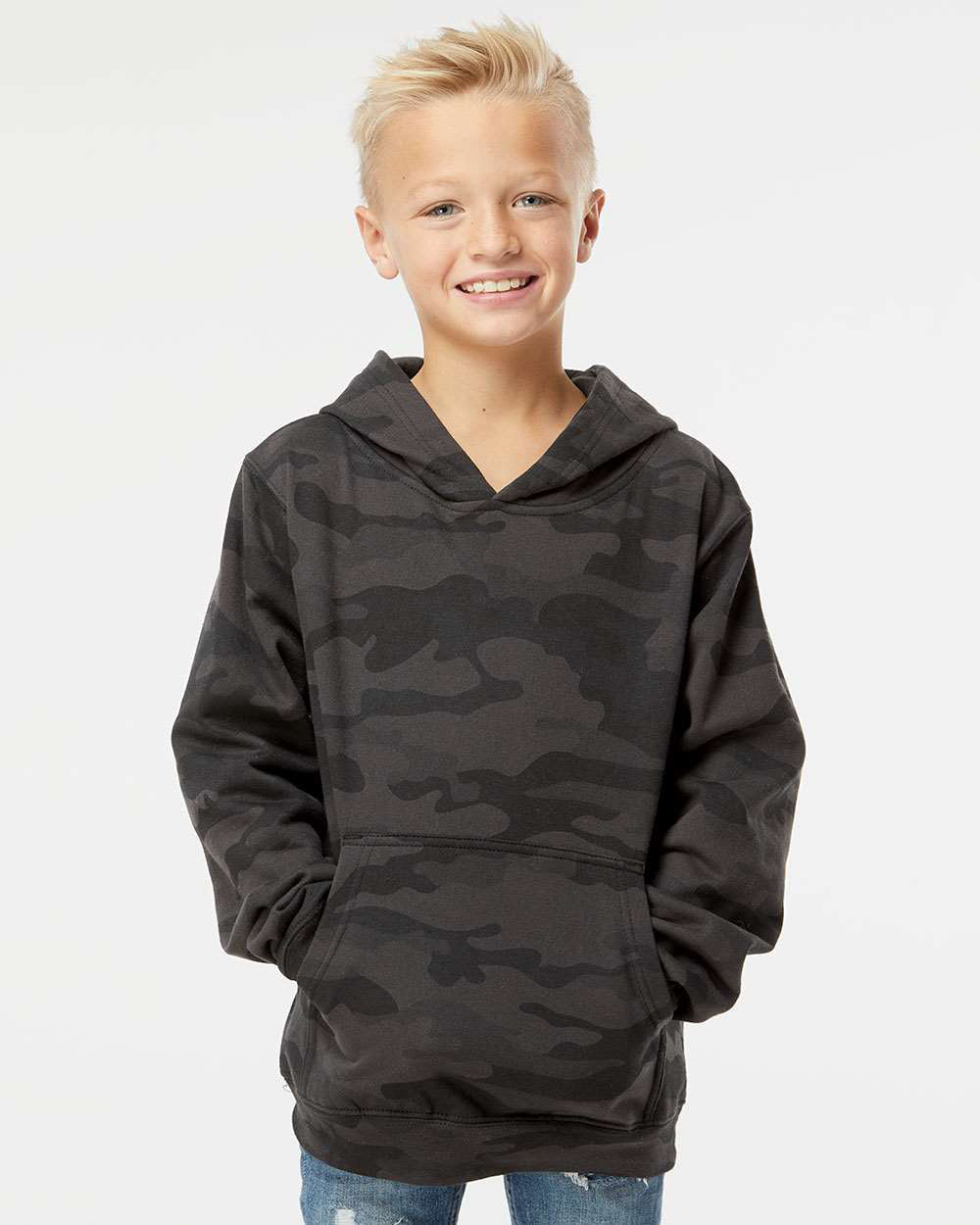8.5oz. Youth Midweight Pullover Hood - Independent Trading Company