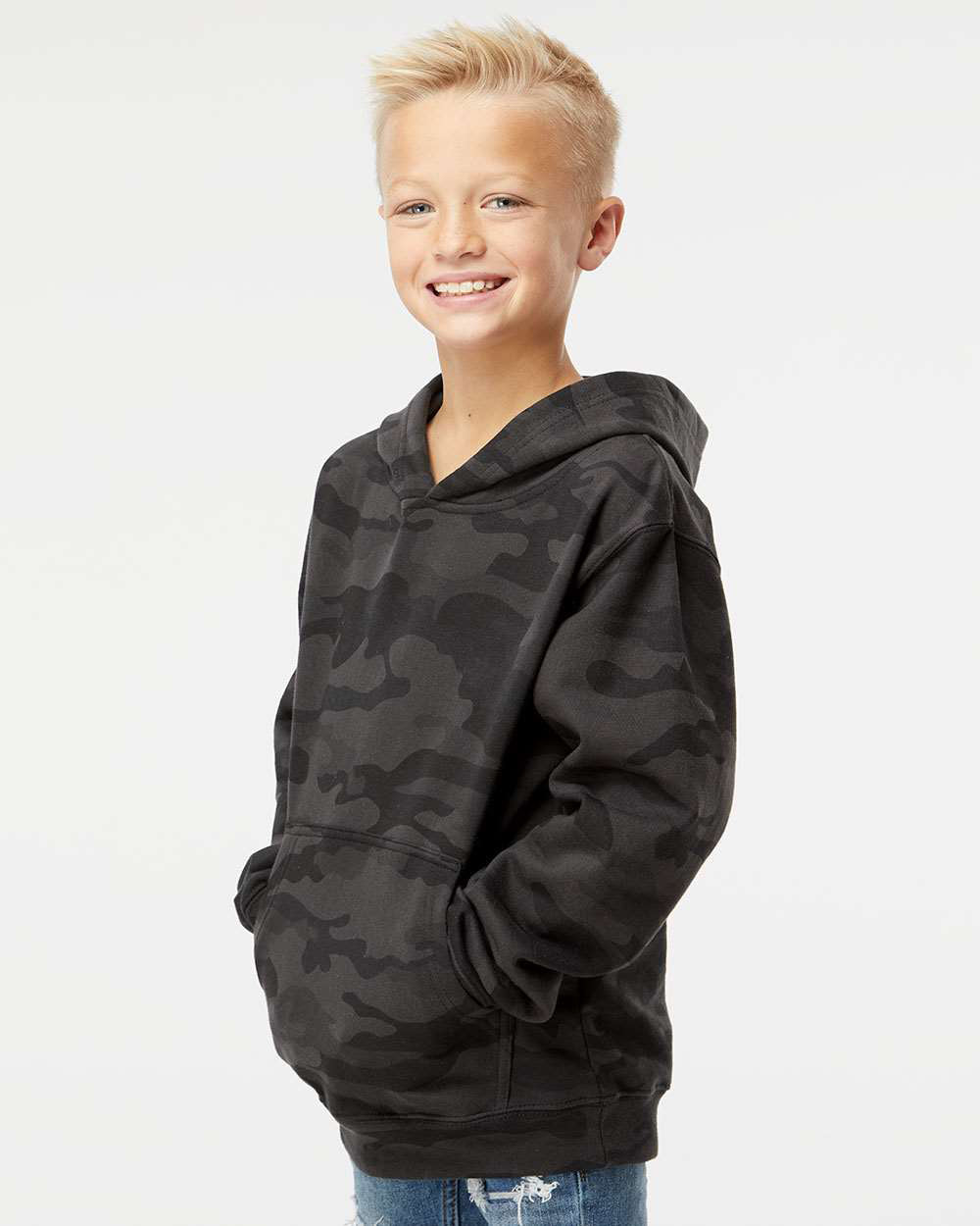 8.5oz. Youth Midweight Pullover Hood - Independent Trading Company