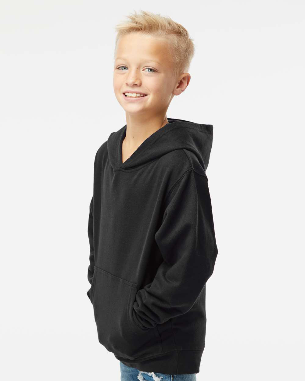 8.5oz. Youth Midweight Pullover Hood - Independent Trading Company