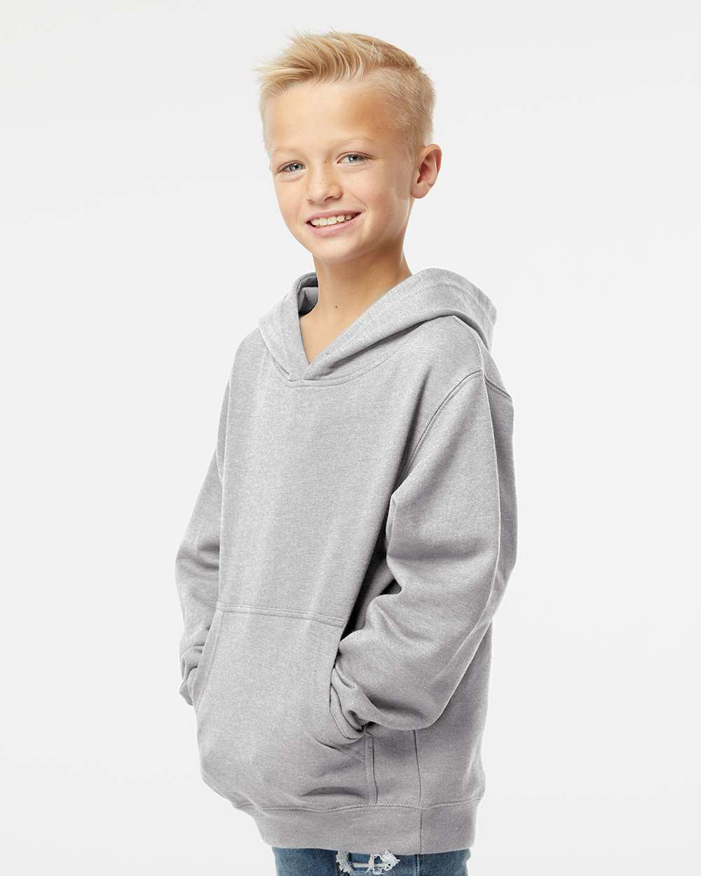 8.5oz. Youth Midweight Pullover Hood - Independent Trading Company