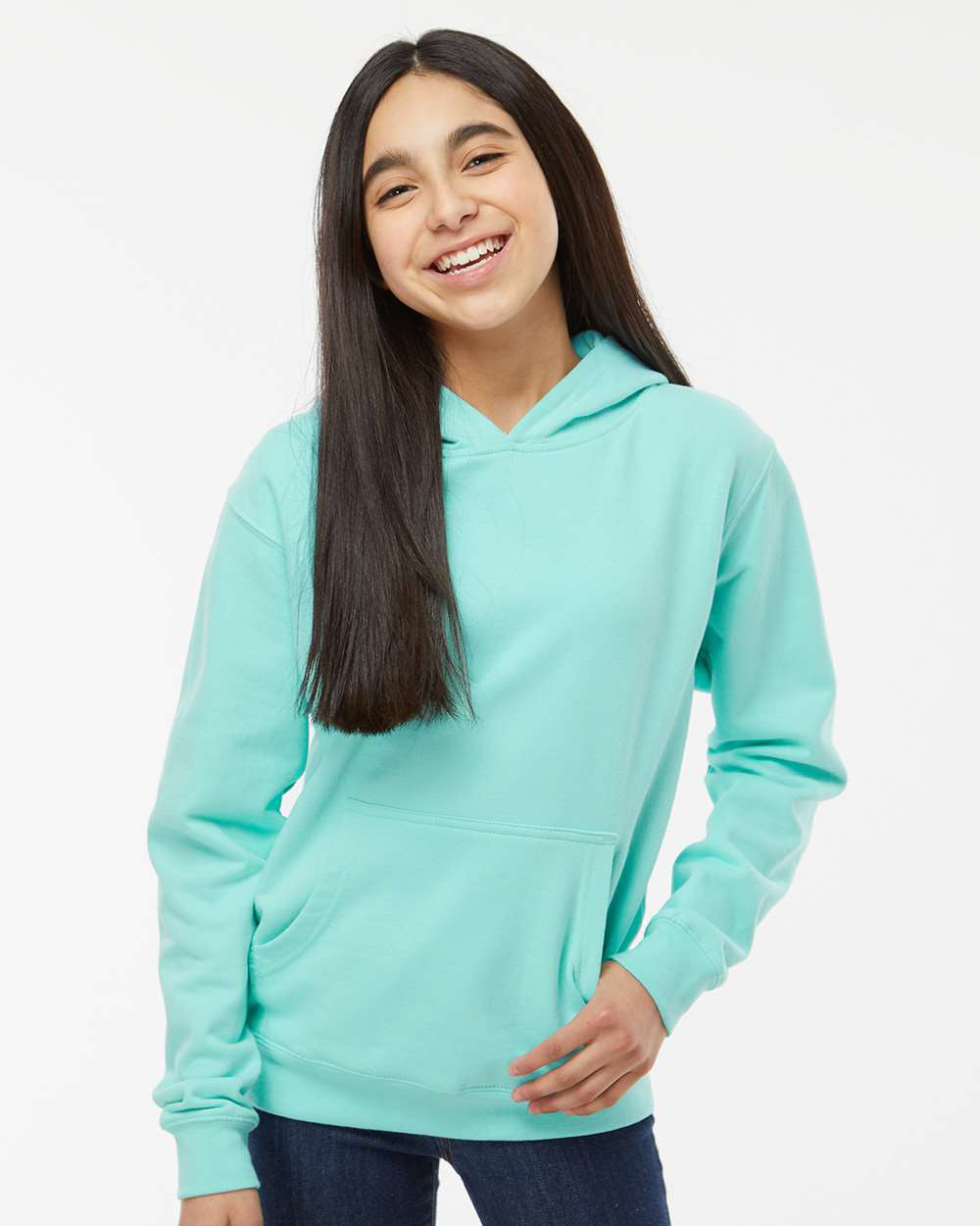 8.5oz. Youth Midweight Pullover Hood - Independent Trading Company