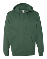 8.5oz. Midweight Zip Hood - Independent Trading Company