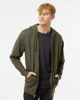 8.5oz. Midweight Zip Hood - Independent Trading Company