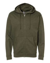 8.5oz. Midweight Zip Hood - Independent Trading Company
