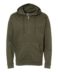 8.5oz. Midweight Zip Hood - Independent Trading Company