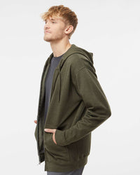 8.5oz. Midweight Zip Hood - Independent Trading Company