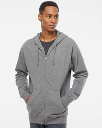 8.5oz. Midweight Zip Hood - Independent Trading Company