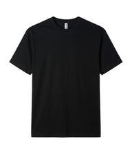 Black PRM12YT youth premium blank short sleeve t-shirt by Independent Trading Co., front view