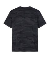 Black Camo PRM12YT youth premium blank short sleeve t-shirt by Independent Trading Co., front view