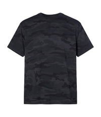 Black Camo PRM12YT youth premium blank short sleeve t-shirt by Independent Trading Co., front view