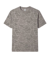 Desert Duck Camo PRM12YT youth premium blank short sleeve t-shirt by Independent Trading Co., front view