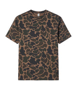 Duck Camo PRM12YT youth premium blank short sleeve t-shirt by Independent Trading Co., front view