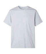 Grey Heather PRM12YT youth premium blank short sleeve t-shirt by Independent Trading Co., front view