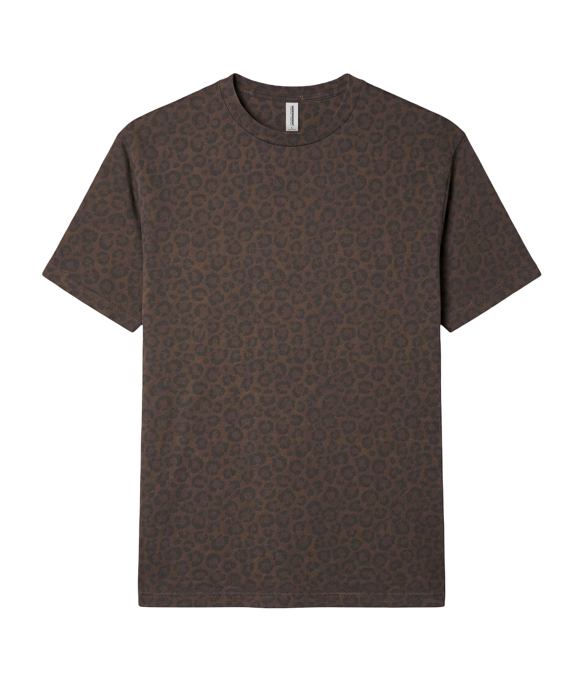Leopard PRM12YT youth premium blank short sleeve t-shirt by Independent Trading Co., front view