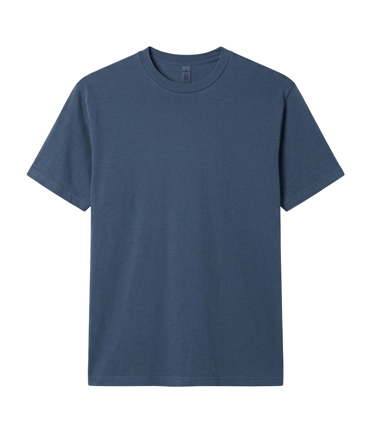 Pigment indigo PRM12YT youth premium blank short sleeve t-shirt by Independent Trading Co., front view