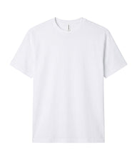White PRM12YT youth premium blank short sleeve t-shirt by Independent Trading Co., front view