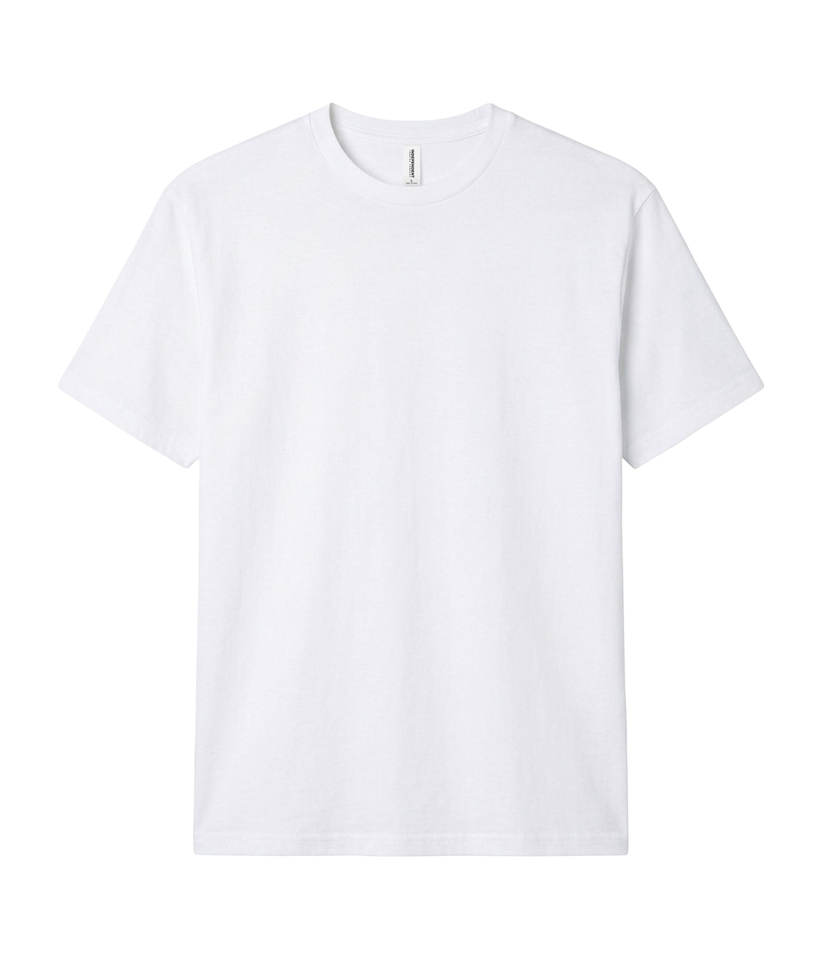 White PRM12YT youth premium blank short sleeve t-shirt by Independent Trading Co., front view