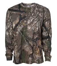 Premium 180gsm Long Sleeve T-Shirt in Realtree APX- Independent Trading Company