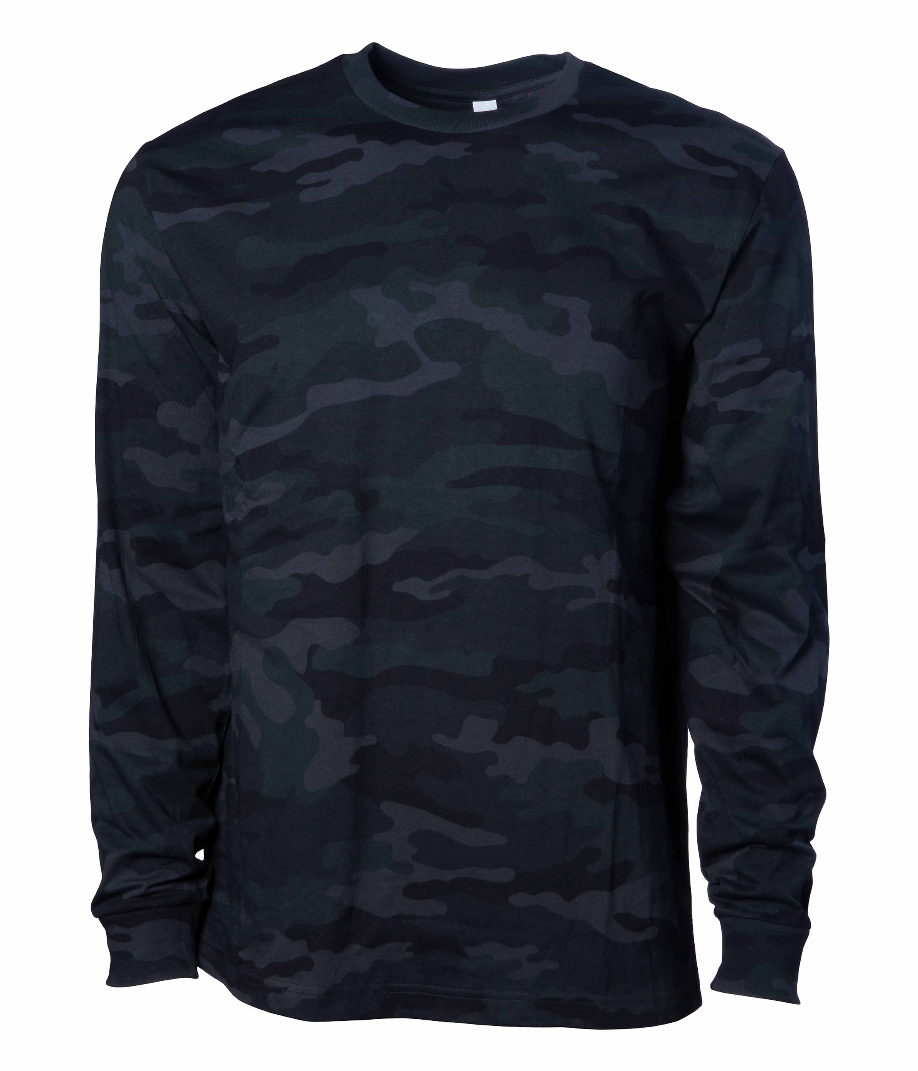 Premium 180gsm Long Sleeve Camo T-Shirt | Independent Trading Co.