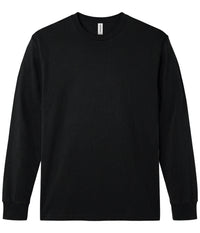 Black PRM180LST Premium 180gsm Long Sleeve T-Shirt by Independent Trading Co.