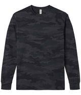 Black Camo PRM180LST Premium 180gsm Long Sleeve T-Shirt by Independent Trading Co.